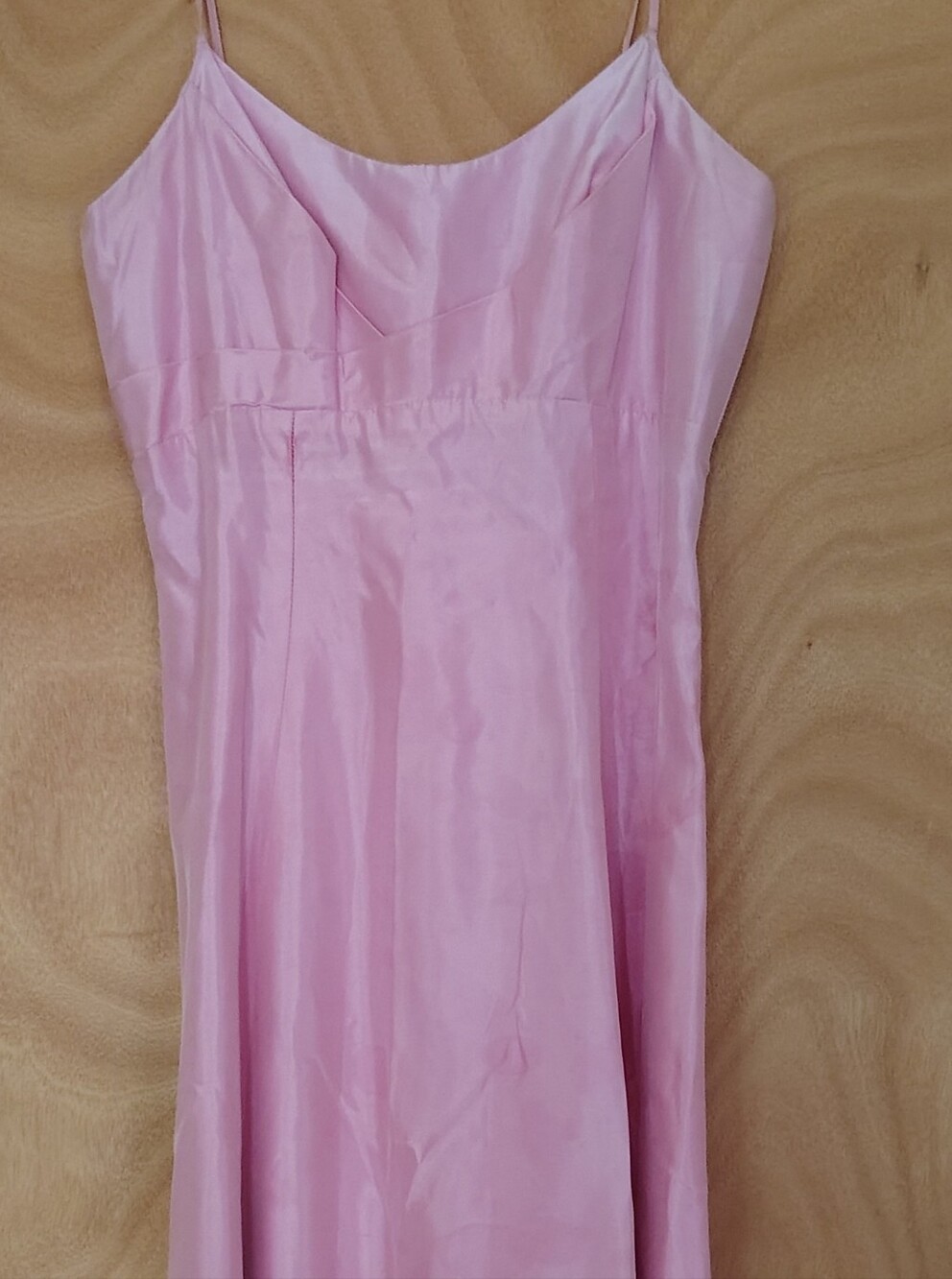 Pink Satin Slip Dress